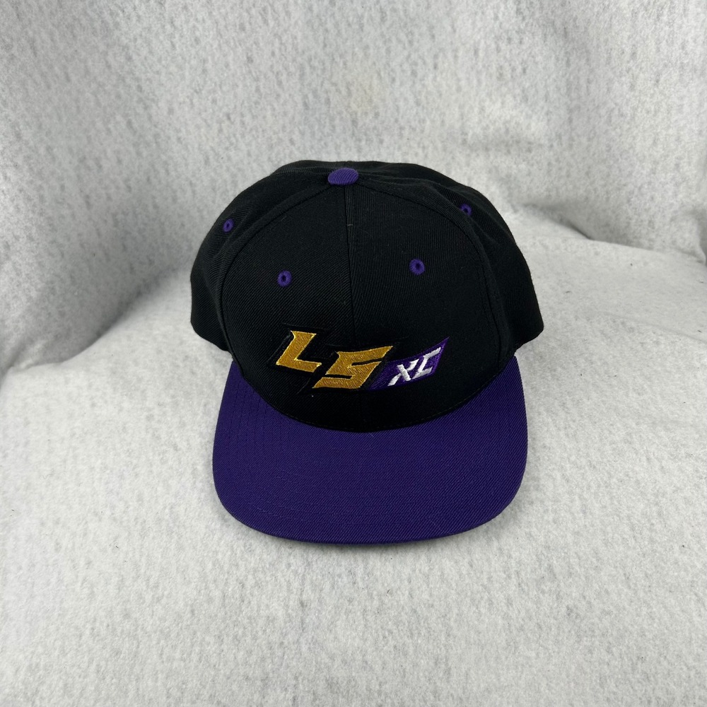 Yupoong Snapback Hat Mens Black Purple Sting Like A Bee‎ LS XC Cap